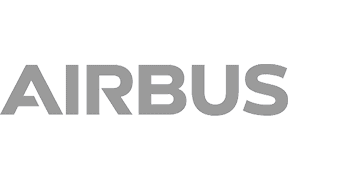 Airbus logo in grey color