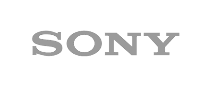 Sony Logo logo in grey color